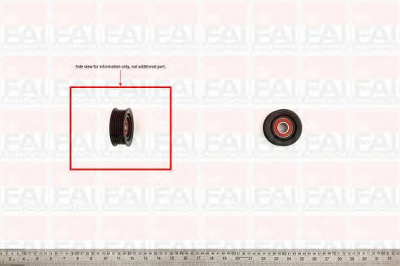FAI AUTOPARTS t1032 -  Паразитный / ведущий ролик, поликлиновой ремень
